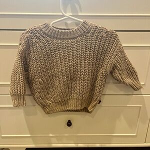 Goumi Kids 0-6 months chunky knit sweater